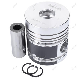 Поршень (5 кан) З дв. Д-240 ММЗ у зборі з пальцем та спопорними кільцями (SILA AC) S.I.L.A. 240-1004021-А2 С