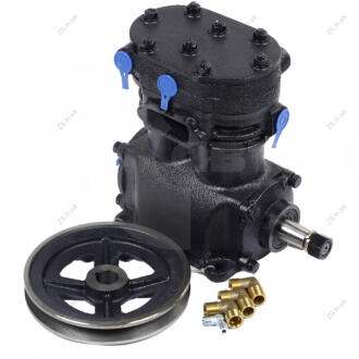 Компрессор 2-х цил. со шкивом МАЗ, КрАЗ, Т-150 повышенной производительности (S.I.L.A. AC) S.I.L.A. 5336-3509012-10