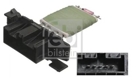 Резистор вентилятора печи Citroen/FIAT/Opel/Peugeott (выр-во FEBI) FEBI BILSTEIN 100043