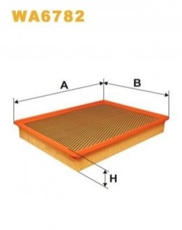 Фільтр повітряний OPEL VECTRA C /AP152/2 (WIX-FILTERS UA) WIX FILTERS WA6782