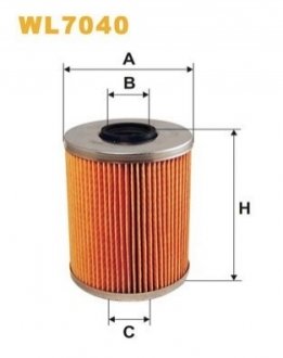 Фільтр масляний двигуна BMW /OM522 (WIX-FILTERS UA) WIX FILTERS WL7040 (фото 1)