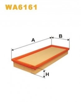 Фільтр повітряний FORD, VW AP002/ (WIX-FILTERS UA) WIX FILTERS WA6161