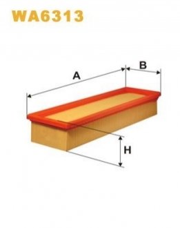 Фільтр повітряний RENAULT /AP132 (WIX-FILTERS UA) WIX FILTERS WA6313
