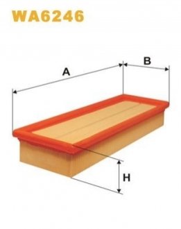 Фільтр повітряний PEUGEOT /AP080 (WIX-FILTERS UA) WIX FILTERS WA6246
