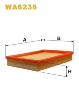 Фільтр повітряний OPEL /AP071 (WIX-FILTERS UA) WIX FILTERS WA6236