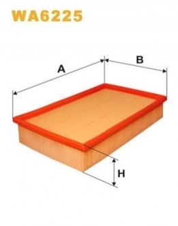 Фільтр повітряний SEAT /AP060 (вир-во WIX-FILTERS UA) WIX FILTERS WA6225