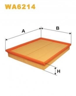 Фільтр повітряний OPEL /AP051 (WIX-FILTERS UA) WIX FILTERS WA6214