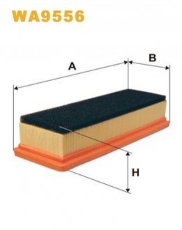 Фільтр повітряний /AP022/2 (WIX-FILTERS UA) WIX FILTERS WA9556