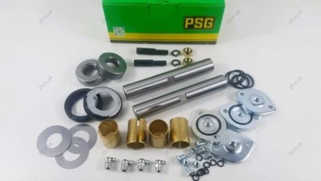 Шкворень ГАЗЕЛЬ в компл. (полный на а/м) ГАЗ 3302 Р2 (D 25.3) Ремонт 2 (с усилен.крышкой) /шкворня (серия 'Standart') PSG 3302-3000102-01Р2