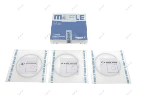 Кольца поршневые FIAT 82,00 1,9TDi/2,4TDi 98- (выр-во. Mahle) Knecht/Mahle 009 81 N0