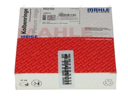 Кольца поршневые OPEL 79,00 1,6 16V Z16XEP (выр-во Mahle) Knecht/Mahle 012 21 N0