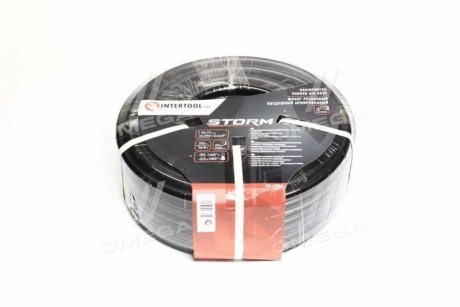 Шланг резиновый армированный воздушный 20атм 10*17 мм 50м Intertool PT-1736 (фото 1)