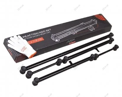 Штанга реактивная ВАЗ 2101-07 (к-т 5 шт) с сайлентблоками (аналог СЭВИ Экстрим) EXTREME ASR JR350005Set