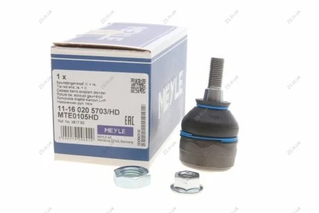 Наконечник рулевой тяги CITROEN BERLINGO, C4, C15, PEUGEOT PARTNER 86-перед. мост (Выр-во) MEYLE 11-16 020 5703/HD