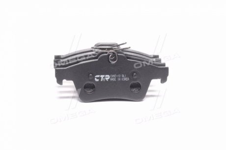 Колодки тормоза Ford Focus Mazda 3,5 Opel Vectra C, Renault Laguna задн. NEW GK0659 (выр-во) CTR CKMZ-13 (фото 1)