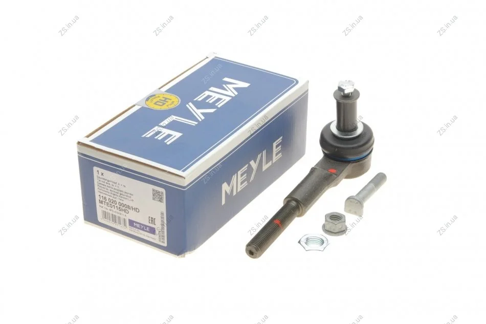 Наконечник рулевой тяги AUDI A4, A6, SEAT EXEO, VW PASSAT 94-перед. мост (Выр-во) MEYLE 116 020 0008/HD (фото 1)
