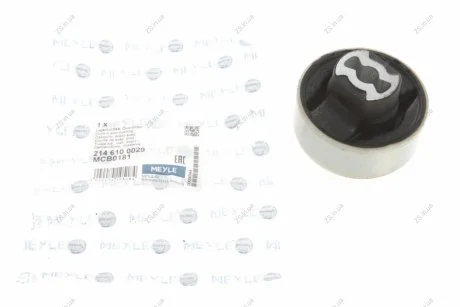 Сайлентблок рычага FIAT 500L, DOBLO, OPEL COMBO 10 перед. мост сзади (Выр-во) MEYLE 214 610 0029