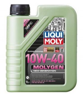 Олива моторна Molygen New Generation 10W-40 1л Liqui Moly 9955 (фото 1)