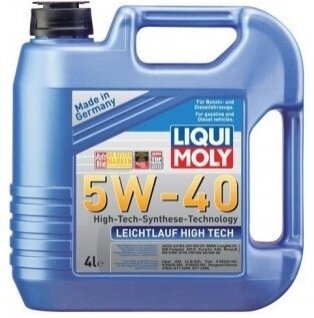 Моторное масло LeichtLauf High Tech 5W-40, 4л Liqui Moly 2595