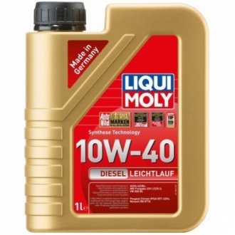Моторное масло Diesel LeichtLauf 10W-40, 1л Liqui Moly 1386