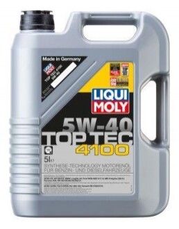 Моторное масло Top Tec 4100 5W-40 5л Liqui Moly 9511