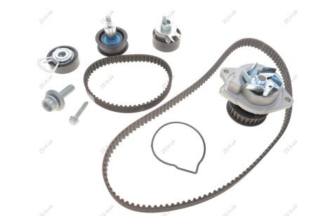 Комплект газораспределительного механизма с помпой. Gates KP45565XS