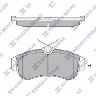 Комплект тормозных колодок из 4 шт. дисков SANGSIN SP1581