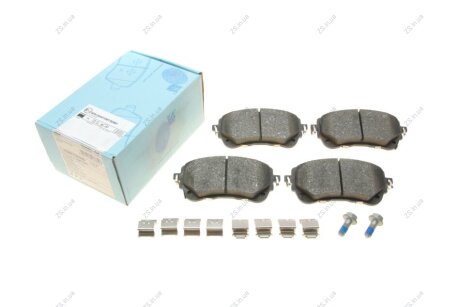 Комплект тормозных колодок из 4 шт. дисков Blue Print ADBP420049