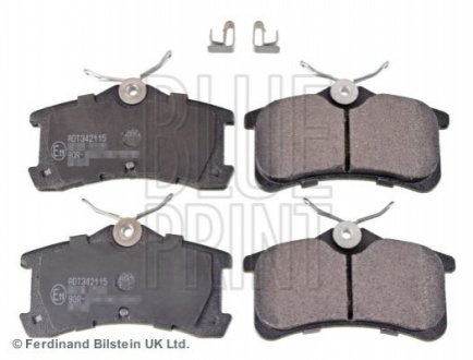 Комплект гальмівних колодок з 4 шт. дисків Blue Print ADT342115