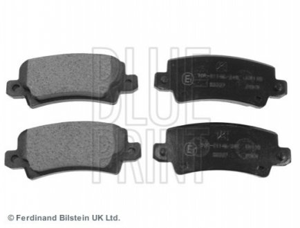 Комплект гальмівних колодок з 4 шт. дисків Blue Print ADT342131