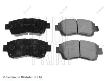 Комплект тормозных колодок из 4 шт. дисков Blue Print ADT34283
