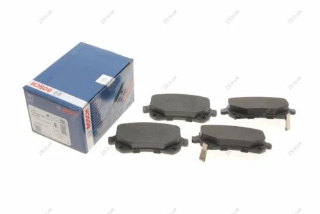 Комплект тормозных колодок из 4 шт. дисков Bosch 0986494496
