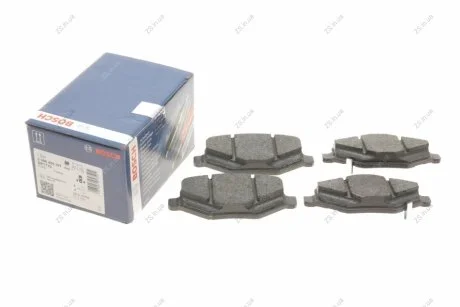 Комплект тормозных колодок из 4 шт. дисков Bosch 0986495397
