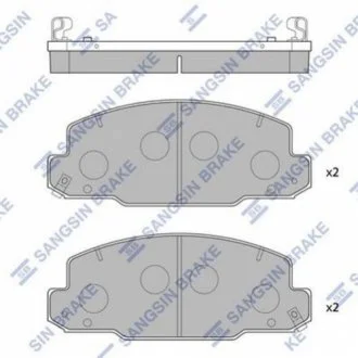 Комплект гальмівних колодок. SANGSIN SP1450
