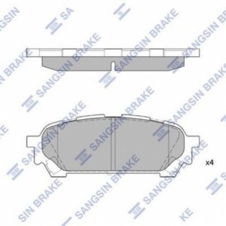 Комплект тормозных колодок. SANGSIN SP1532