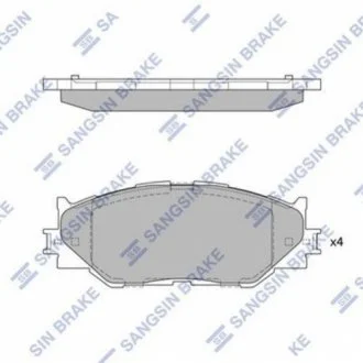 Комплект гальмівних колодок. SANGSIN SP1543
