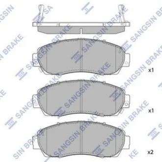 Комплект гальмівних колодок. SANGSIN SP2115A