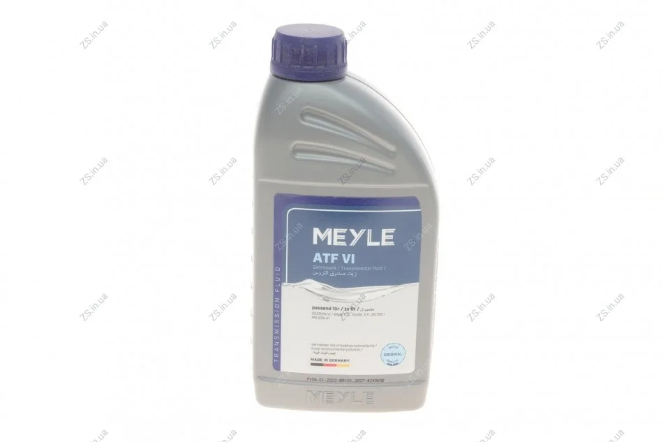 Масло трансмиссионное Meyle ATF VI 1л MEYLE 014 019 2500 (фото 1)