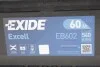 Акумулятор EXCELL 12V/60Ah/540A EXIDE EB602 (фото 4)