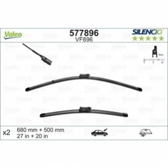 Комплект щеток стеклоочистителя Valeo 577896