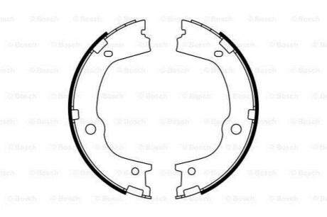 Гальмівні колодки барабані Bosch 0986487776 (фото 1)