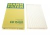 Повітряний фільтр салону MANN-FILTER CU 15001 (фото 1)