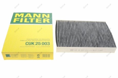 Повітряний фільтр салону MANN-FILTER CUK 25003 (фото 1)