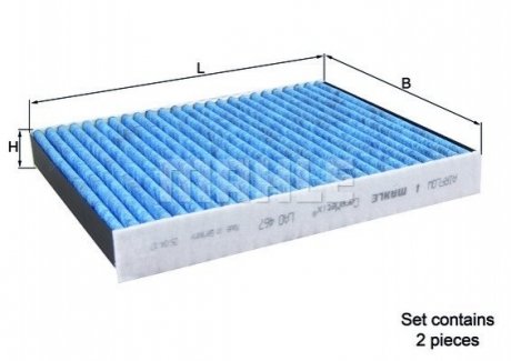 Повітряний фільтр салону Knecht/Mahle LAO467/S (фото 1)