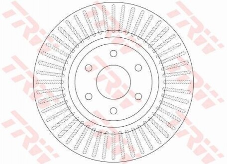 Диск гальмівний TRW DF6425