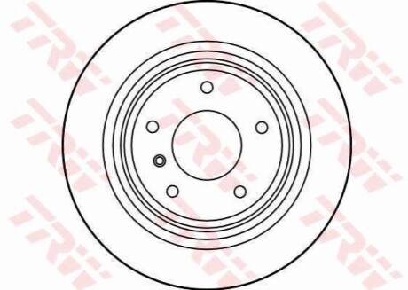 Диск гальмівний TRW DF2783