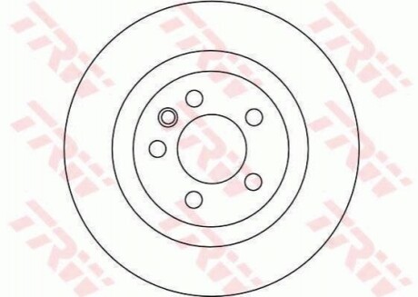 Диск гальмівний TRW DF4343S