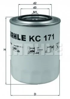 Фильтр топливный Knecht/Mahle KC171