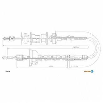 Трос зчеплення Adriauto 35.0136