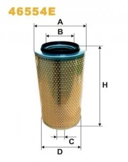 Фильтр воздуха WIX FILTERS 46554E